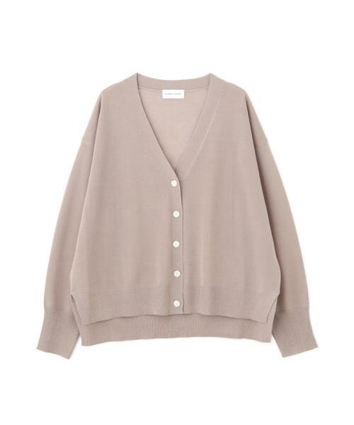 human woman / ヒューマンウーマン ニット・セーター | 【ウォッシャブル】シアーハイゲージ長袖カーディガン | 詳細1