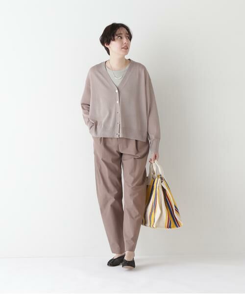 human woman / ヒューマンウーマン ニット・セーター | 【ウォッシャブル】シアーハイゲージ長袖カーディガン | 詳細2