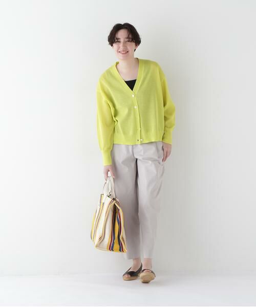 human woman / ヒューマンウーマン ニット・セーター | 【ウォッシャブル】シアーハイゲージ長袖カーディガン | 詳細14