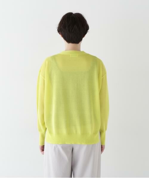 human woman / ヒューマンウーマン ニット・セーター | 【ウォッシャブル】シアーハイゲージ長袖カーディガン | 詳細16