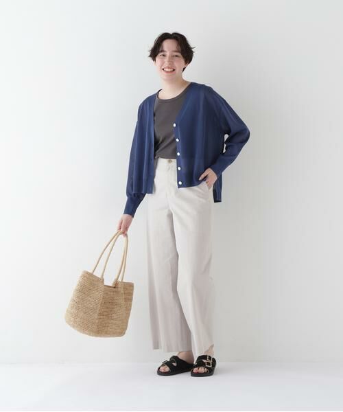 human woman / ヒューマンウーマン ニット・セーター | 【ウォッシャブル】シアーハイゲージ長袖カーディガン | 詳細19