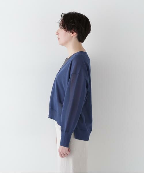 human woman / ヒューマンウーマン ニット・セーター | 【ウォッシャブル】シアーハイゲージ長袖カーディガン | 詳細21