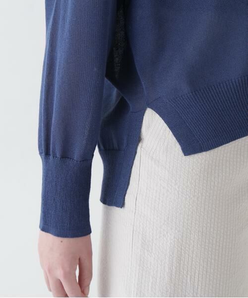 human woman / ヒューマンウーマン ニット・セーター | 【ウォッシャブル】シアーハイゲージ長袖カーディガン | 詳細25