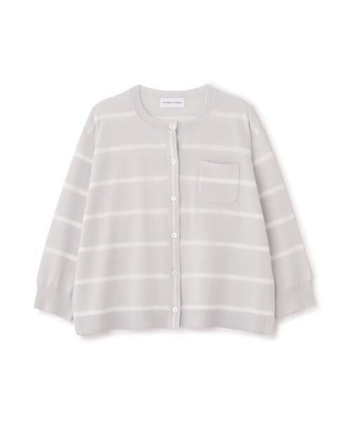 human woman / ヒューマンウーマン ニット・セーター | 【ウォッシャブル・接触冷感】ランダムボーダーカーディガン | 詳細13