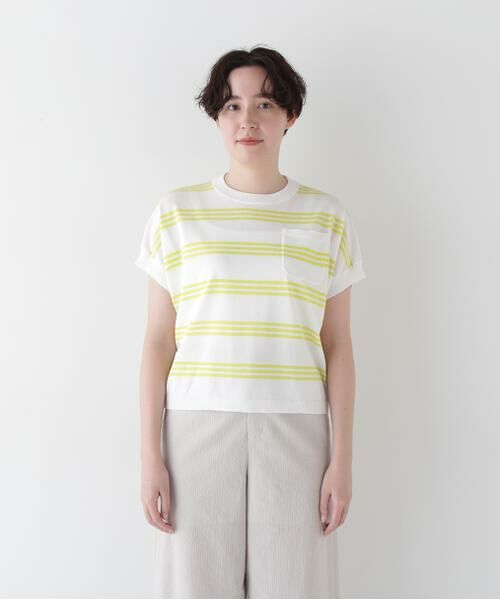 human woman / ヒューマンウーマン ニット・セーター | ◆ランダムボーダープルオーバー | 詳細4