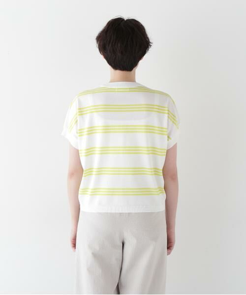 human woman / ヒューマンウーマン ニット・セーター | ◆ランダムボーダープルオーバー | 詳細6