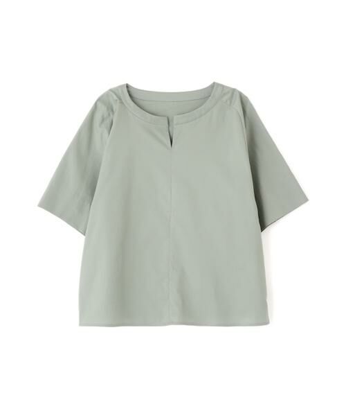 human woman / ヒューマンウーマン シャツ・ブラウス | ◆ボックスシルエットキーネックブラウス | 詳細9