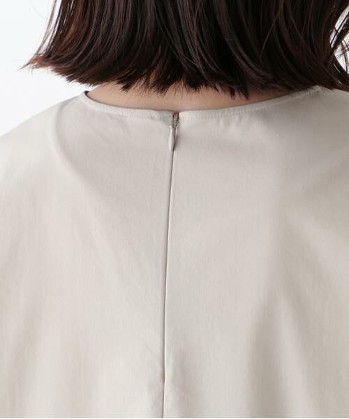 human woman / ヒューマンウーマン シャツ・ブラウス | ◆コットンポリエステルウェザーストレッチフレンチスリーブプルオーバー | 詳細9