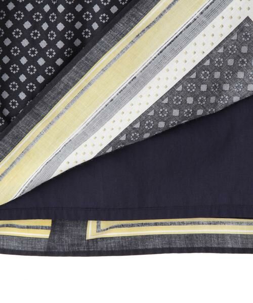 human woman / ヒューマンウーマン スカート | ◆コットンセルロースパネル幾何プリントラップライクスカート | 詳細16