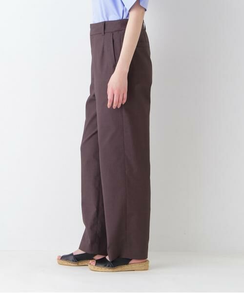 human woman / ヒューマンウーマン パンツ | 【UVカット・接触冷感】クールマックス混ストレートパンツ | 詳細8