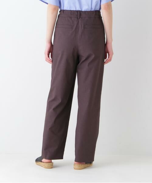 human woman / ヒューマンウーマン パンツ | 【UVカット・接触冷感】クールマックス混ストレートパンツ | 詳細9