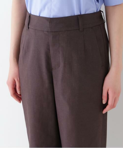 human woman / ヒューマンウーマン パンツ | 【UVカット・接触冷感】クールマックス混ストレートパンツ | 詳細10