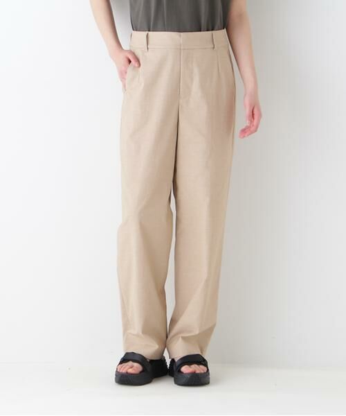 human woman / ヒューマンウーマン パンツ | 【UVカット・接触冷感】クールマックス混ストレートパンツ | 詳細18