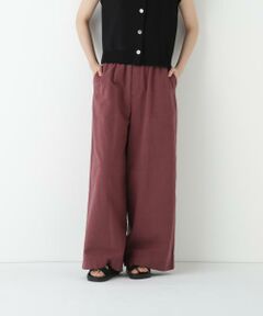 human woman / ヒューマンウーマン パンツ | ◆コットンリネンウェザー近江晒シェフパンツ