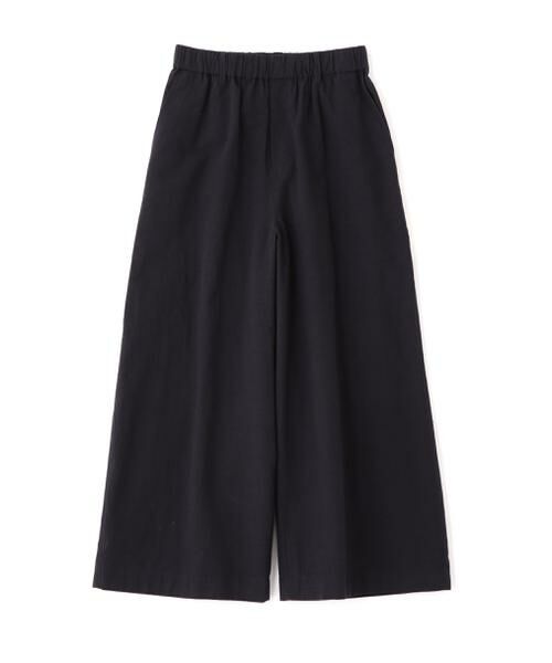 human woman / ヒューマンウーマン パンツ | ◆コットンリネンウェザー近江晒シェフパンツ | 詳細6