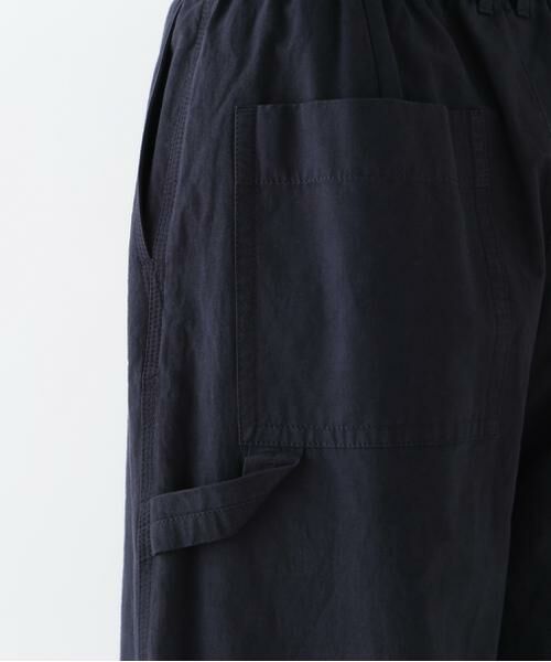 human woman / ヒューマンウーマン パンツ | ◆コットンリネンウェザー近江晒シェフパンツ | 詳細14