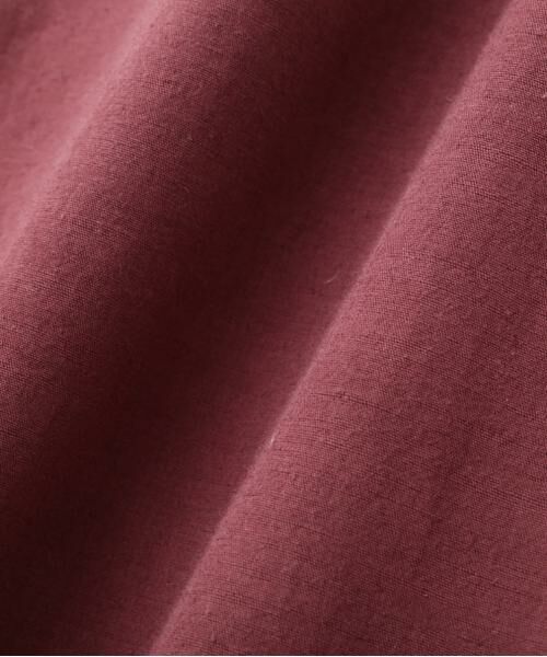 human woman / ヒューマンウーマン パンツ | ◆コットンリネンウェザー近江晒シェフパンツ | 詳細21