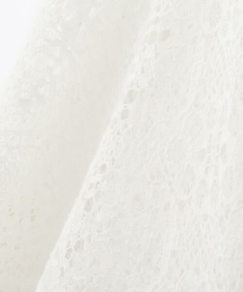 human woman / ヒューマンウーマン カットソー | 【接触冷感】ラッセルレースドッキングカットソープルオーバー | 詳細5