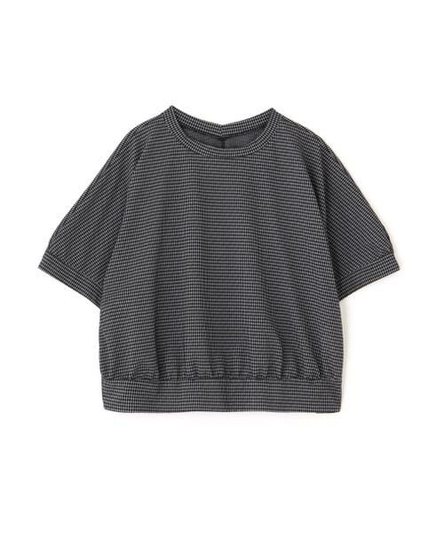 human woman / ヒューマンウーマン カットソー | ◆フィンリーチェックジャカードプルオーバー | 詳細1