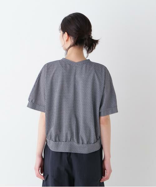 human woman / ヒューマンウーマン カットソー | ◆フィンリーチェックジャカードプルオーバー | 詳細5