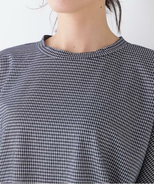 human woman / ヒューマンウーマン カットソー | ◆フィンリーチェックジャカードプルオーバー | 詳細6