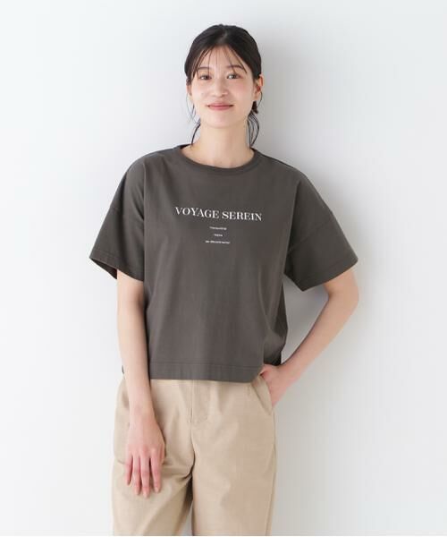 human woman / ヒューマンウーマン カットソー | ◆メッセージロゴＴシャツ | 詳細3