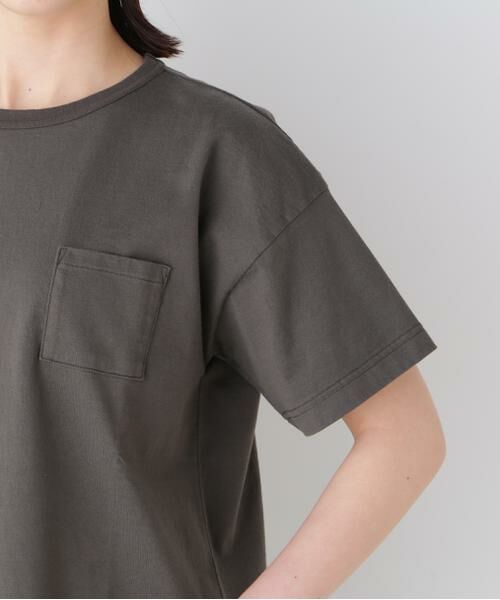 human woman / ヒューマンウーマン カットソー | ◆バックロゴポケットＴシャツ | 詳細7