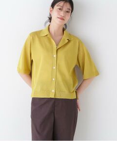 human woman / ヒューマンウーマン ニット・セーター | 【ウォッシャブル】シアーハイゲージ半袖カーディガン