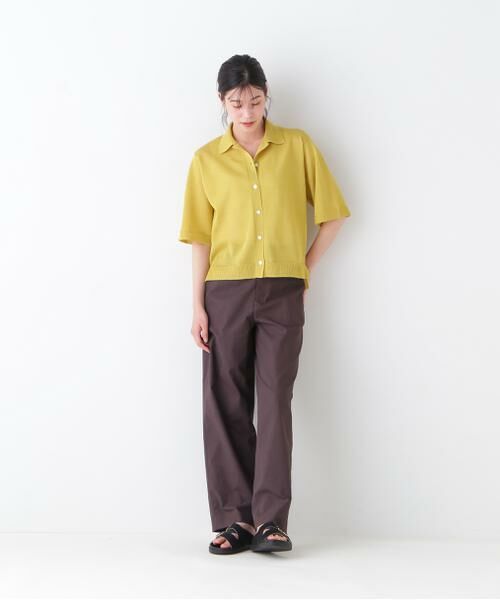 human woman / ヒューマンウーマン ニット・セーター | 【ウォッシャブル】シアーハイゲージ半袖カーディガン | 詳細7