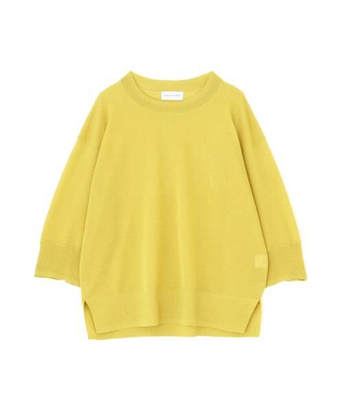 human woman / ヒューマンウーマン ニット・セーター | 【ウォッシャブル】シアーハイゲージクルーネックプルオーバー | 詳細6