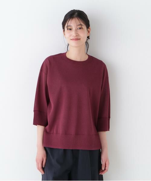human woman / ヒューマンウーマン ニット・セーター | 【ウォッシャブル】シアーハイゲージクルーネックプルオーバー | 詳細11