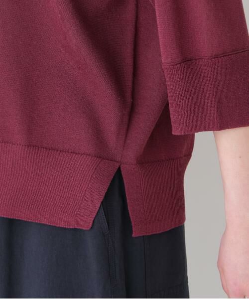 human woman / ヒューマンウーマン ニット・セーター | 【ウォッシャブル】シアーハイゲージクルーネックプルオーバー | 詳細16