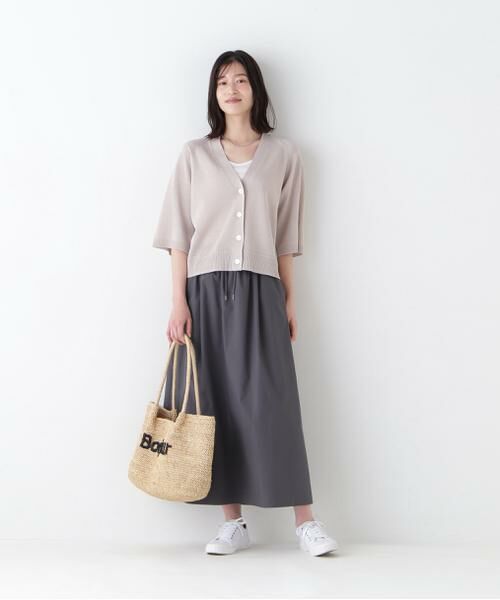 human woman / ヒューマンウーマン ニット・セーター | 【ウォッシャブル】ハイゲージギマラグランＶカーデ | 詳細12