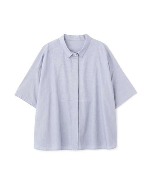 human woman / ヒューマンウーマン シャツ・ブラウス | ◆コットンストライプボックスシャツ | 詳細18