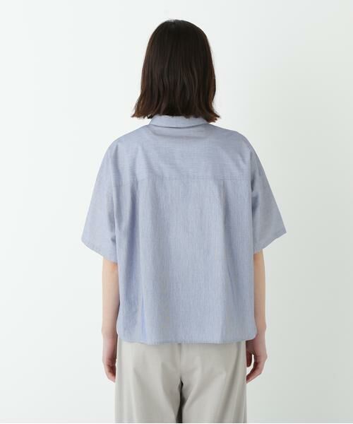 human woman / ヒューマンウーマン シャツ・ブラウス | ◆コットンストライプボックスシャツ | 詳細21