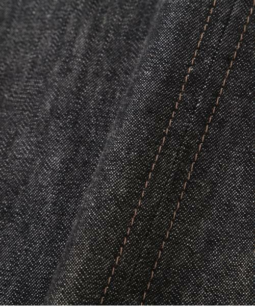 human woman / ヒューマンウーマン シャツ・ブラウス | ◆ライトオンスデニムボートネックブラウス | 詳細12