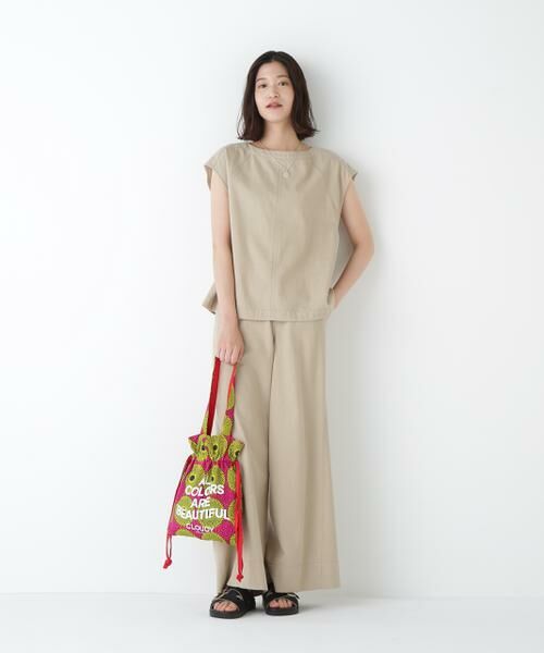 human woman / ヒューマンウーマン シャツ・ブラウス | ◆ライトオンスデニムボートネックブラウス | 詳細14