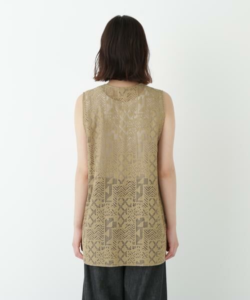 human woman / ヒューマンウーマン シャツ・ブラウス | ◆ジオメトリックレースジレ | 詳細11