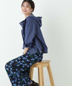 human woman / ヒューマンウーマン シャツ・ブラウス | ◆ライトオンスデニムフードブラウス