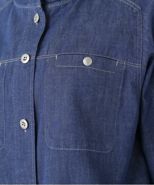 human woman / ヒューマンウーマン シャツ・ブラウス | ◆ライトオンスデニムフードブラウス | 詳細9