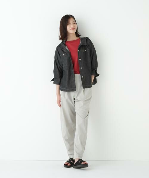 human woman / ヒューマンウーマン シャツ・ブラウス | ◆ライトオンスデニムフードブラウス | 詳細15