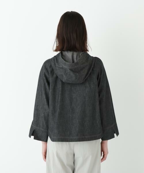 human woman / ヒューマンウーマン シャツ・ブラウス | ◆ライトオンスデニムフードブラウス | 詳細17
