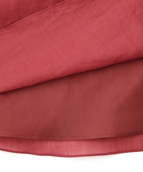 human woman / ヒューマンウーマン スカート | ◆ラミーサイドボックスタックギャザースカート | 詳細9