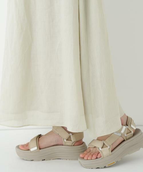 human woman / ヒューマンウーマン スカート | ◆ラミーサイドボックスタックギャザースカート | 詳細18