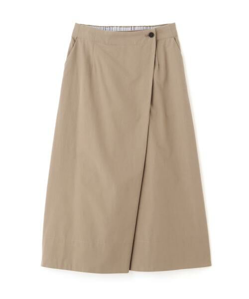 human woman / ヒューマンウーマン スカート | ◆コットンキュプラウェザーラップフレアースカート | 詳細1