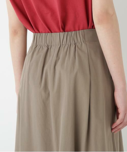 human woman / ヒューマンウーマン スカート | ◆コットンキュプラウェザーラップフレアースカート | 詳細10