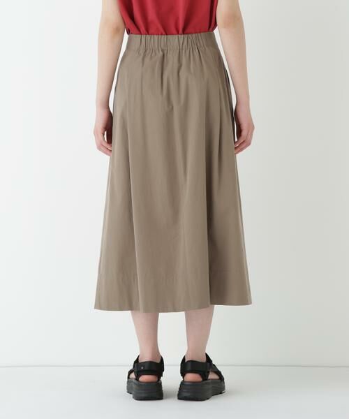 human woman / ヒューマンウーマン スカート | ◆コットンキュプラウェザーラップフレアースカート | 詳細6