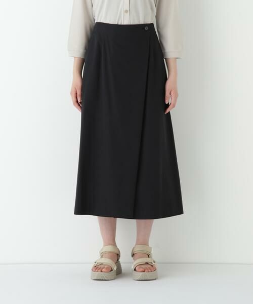 human woman / ヒューマンウーマン スカート | ◆コットンキュプラウェザーラップフレアースカート | 詳細16