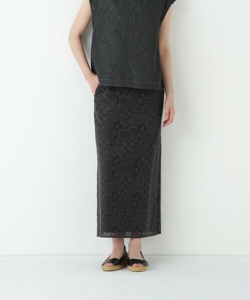 human woman / ヒューマンウーマン スカート | ◆ジオメトリックレーススカート | 詳細2