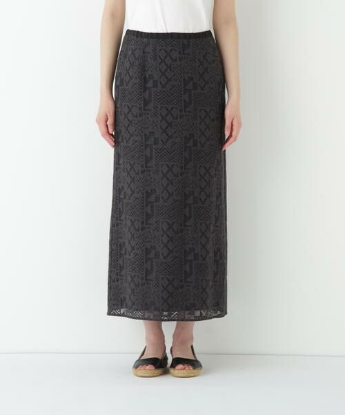 human woman / ヒューマンウーマン スカート | ◆ジオメトリックレーススカート | 詳細5